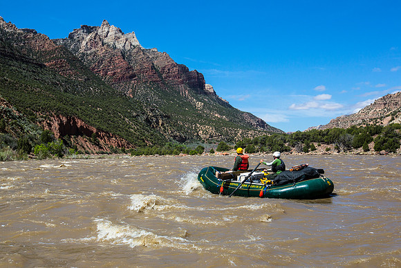 Floating Through Split Mountain