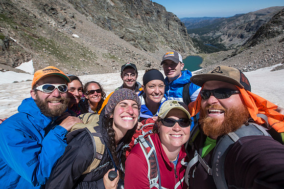 Group on Andrews Glacier