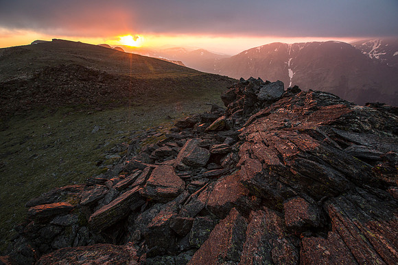 Hazy Sunset From Sundance Mountain (2)