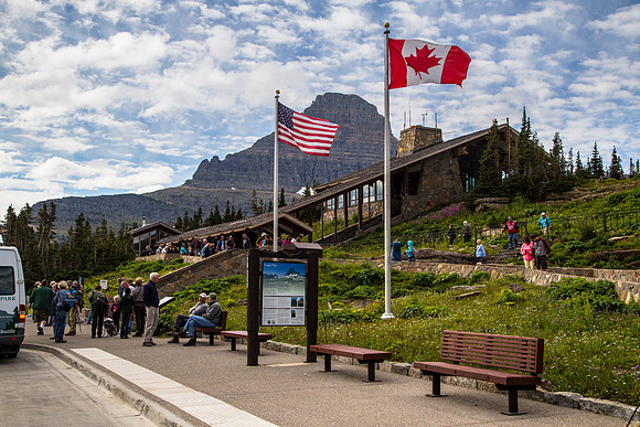 Logan Pass Visitor Center on the Centennial