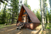 Outlet Patrol Cabin: southwest corner
