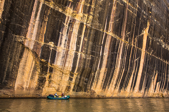 Rowing along the Tiger Wall