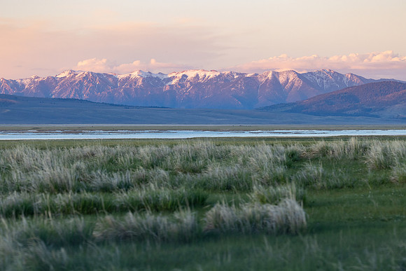 Alpenglow on the Madison Range