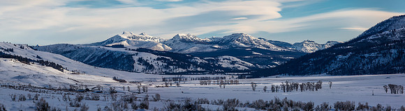 Afternoon in Lamar Valley Panorama