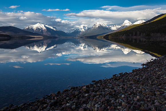 Evening Light from Lake McDonald
