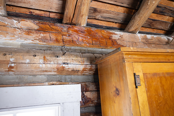 Custer Gallatin National Forest Maxey Cabin: cabin leak