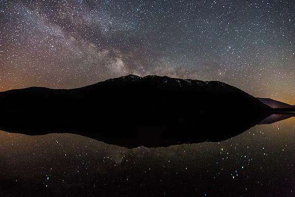 Milky Way over Lake McDonald