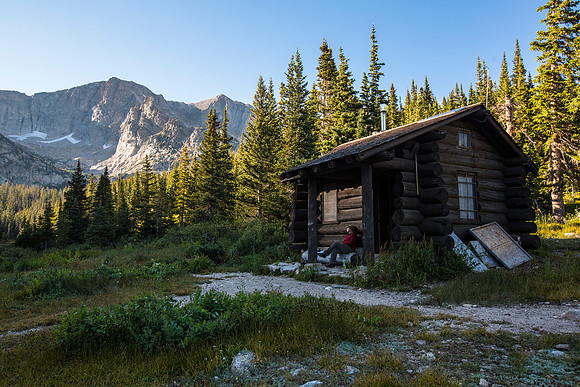 Relaxing at Thunder Lake Cabin