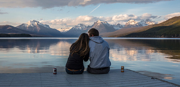 Couple at Lake McDonald