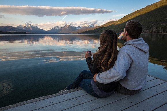 Couple Drinking Upslope