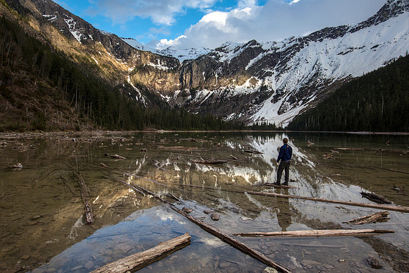 Warren at Avalance Lake