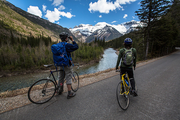 Bikers Enjoying the Views