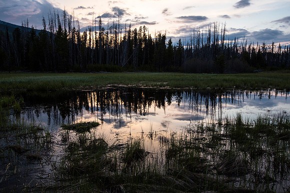 McGee Meadows Pond Sunset