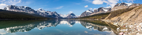 Lake Sherburne Panorama