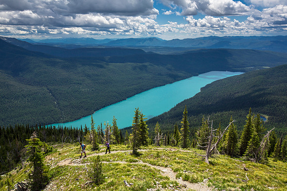 Bowman Lake from Numa Fire Lookout