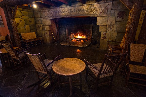 Lake McDonald Lodge Fireplace