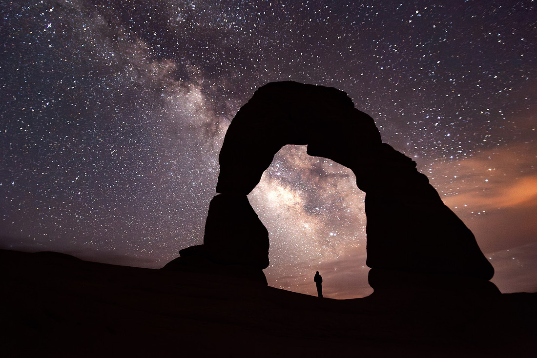 Amy at Delicate Arch