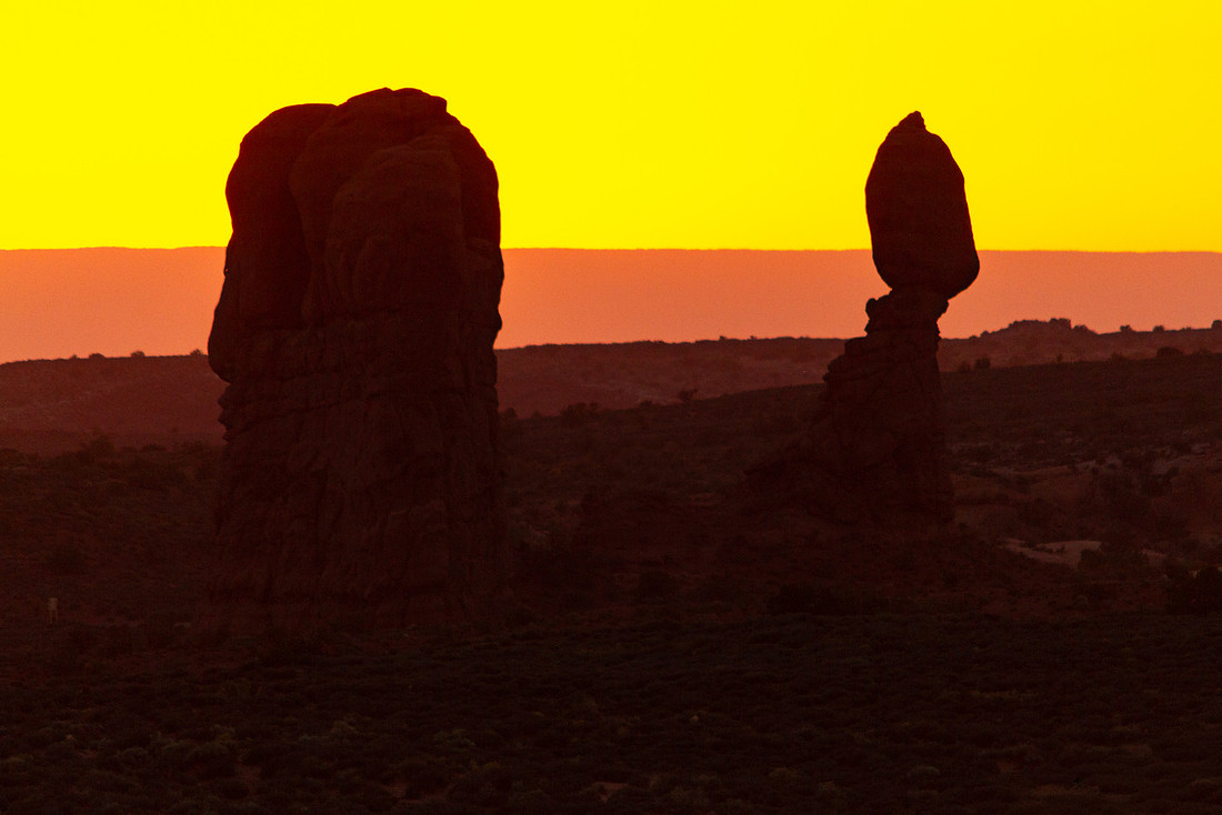 Balanced Rock Sunset