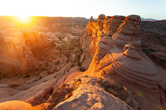 Sunrise in Arches