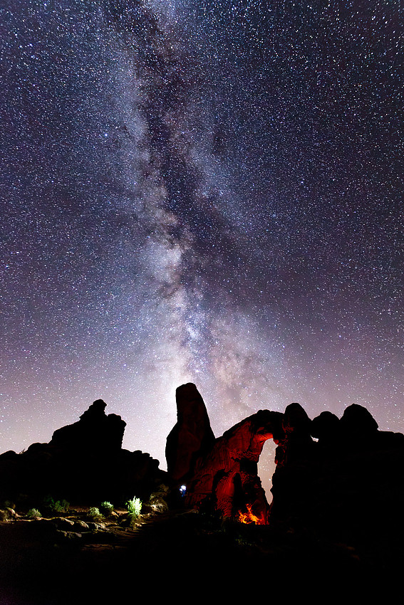 Milky Way and Turret Arch (Wide)