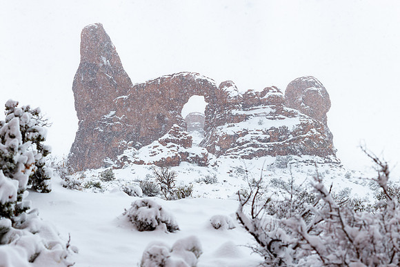 Snowy Turret Arch