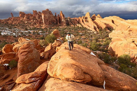Self Portrait - Hiking the Fins