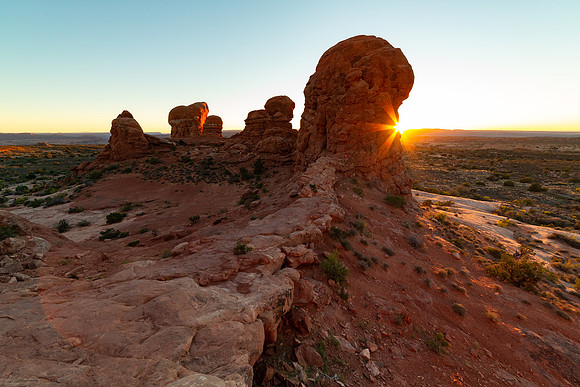 Sunset Near Turret Arch