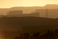Fisher Towers Silhouette