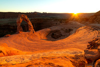 Delicate Arch Sunset Spectators