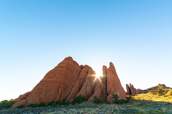 First Light Over the Fins
