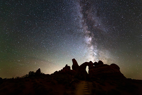 Milky Way over Turret Arch
