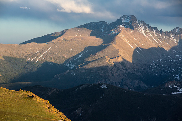 Sunset on Longs Peak