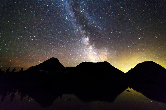 Milky Way Reflections at Logan Pas