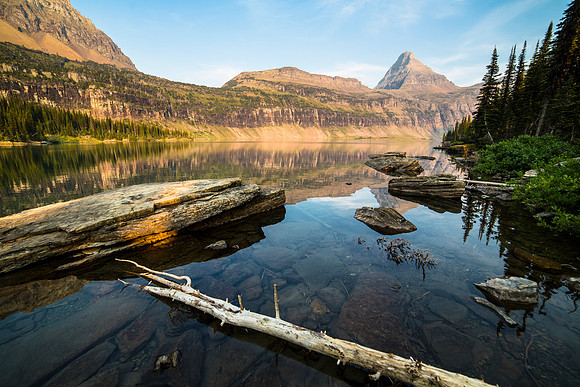 Evening Light at Hidden Lake