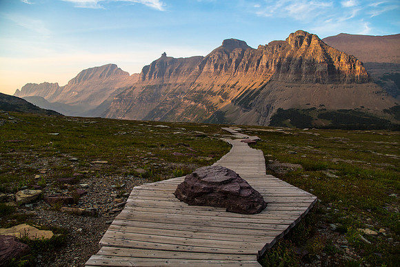 Hidden Lake Trail Sunset