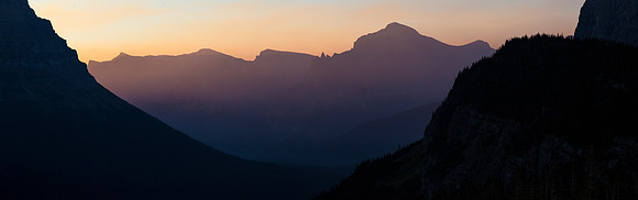 St. Mary Valley Sunrise from Logan Pass