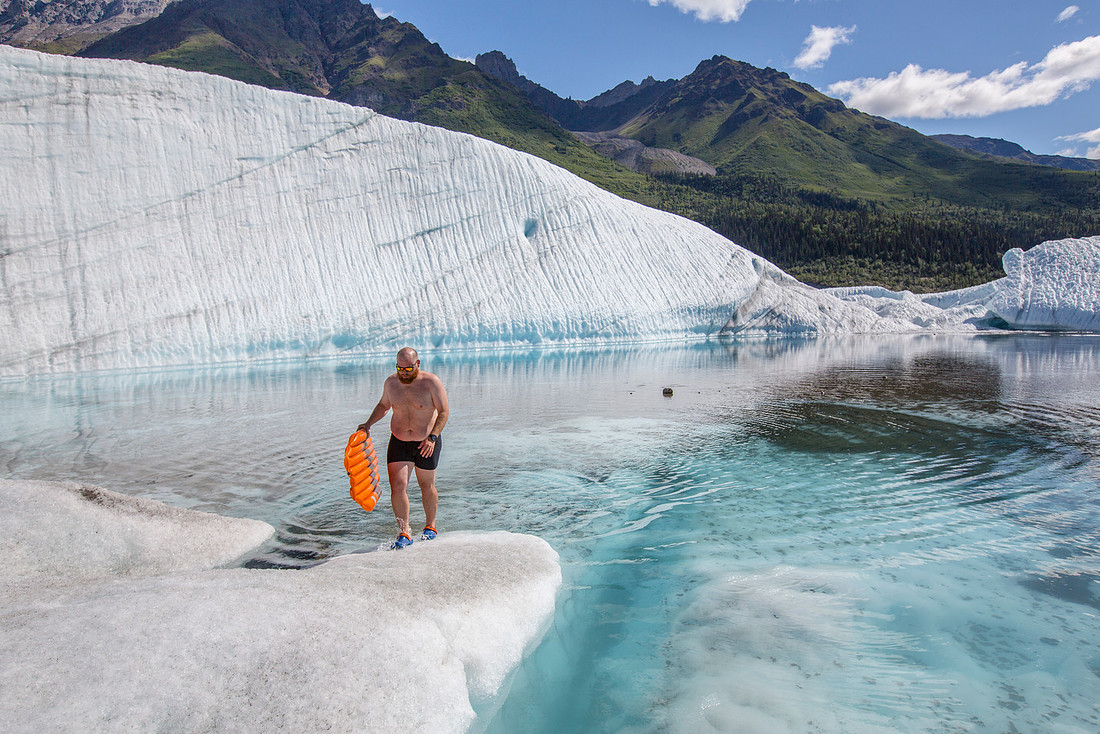 Swimming on the Root Glacier
