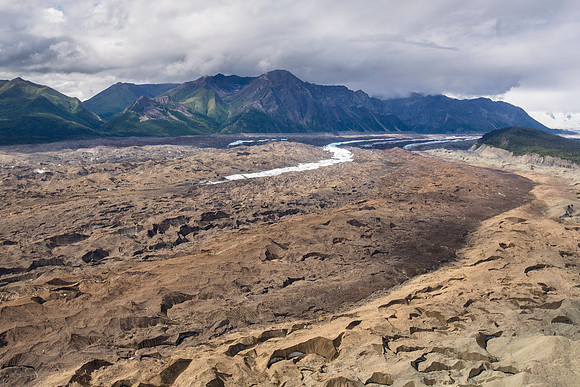 Kennicott Glacier above Confluence with Root Glacier