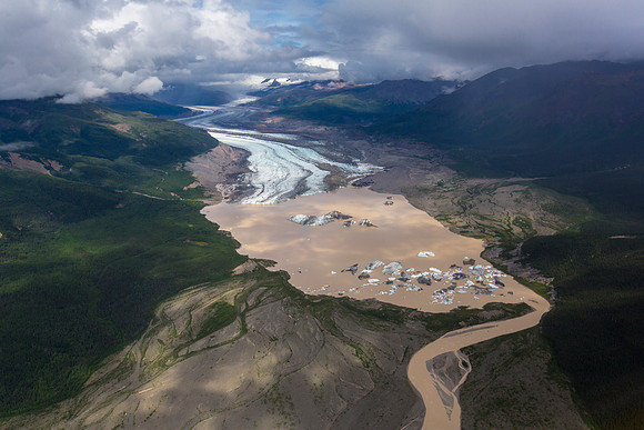 Nizina Glacier and River