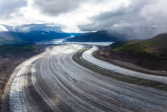 Rohn Glacier Looking Down Valley (2)