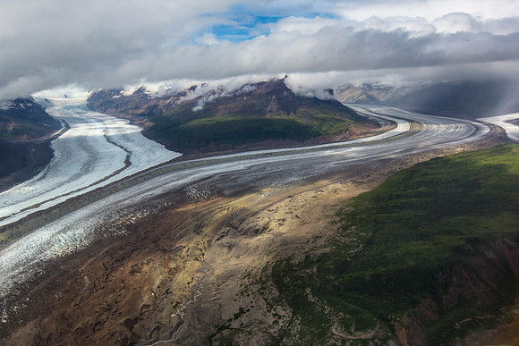 Tinplate Hill and Confluence of Rohn and Regal Glaciers
