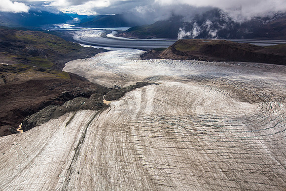 Unnamed Rohn Glacier Tributary Looking Down Valley (3)