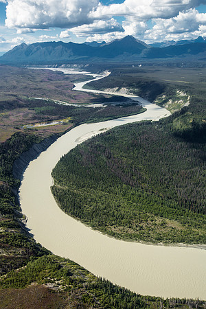 Chitina River and Tebay River Confluence