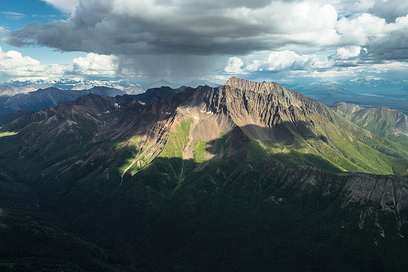 Fireweed Mountain and Lakina River
