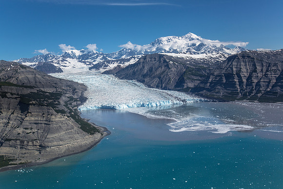 Icy Bay, Tyndall Glacier, and Mount St. Elias (2)