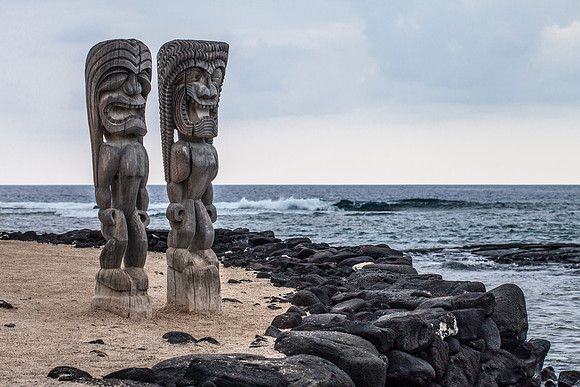 Ki'i at Pu'uhonua o Hōnaunau