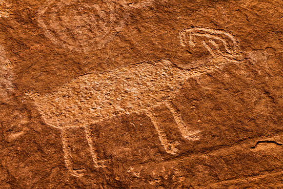 Desert Bighorn Petroglyph