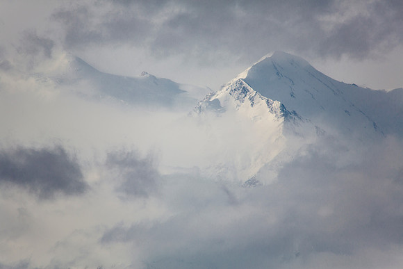 North Peak Through the Clouds
