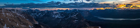 Divide Sunset Panorama