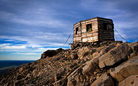Self-portrait - Divide Fire Lookout